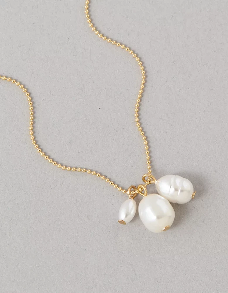 Collier à pendentif perlé AEO