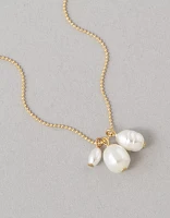 Collier à pendentif perlé AEO