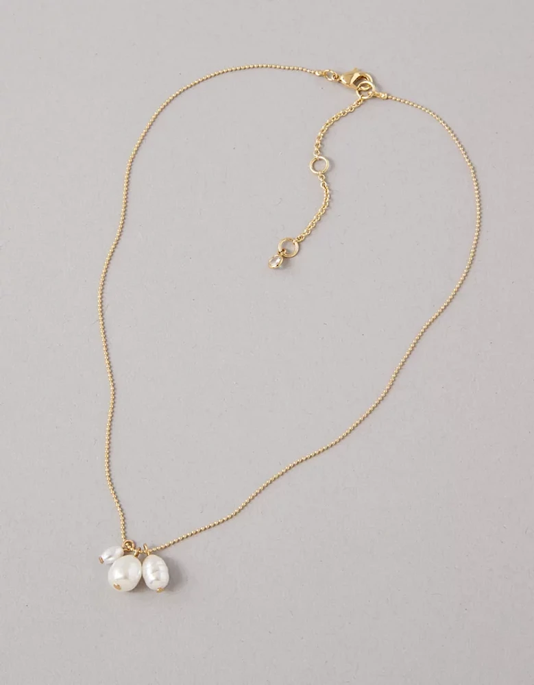 Collier à pendentif perlé AEO