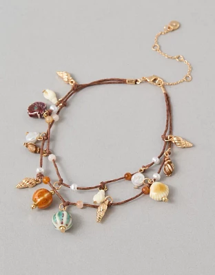 Bracelet de cheville à breloque coquillage AEO
