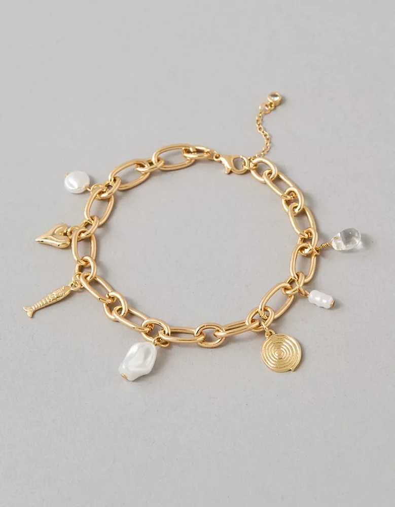 Bracelet de cheville à breloque Sardine AEO