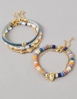 Emballage de cinq bracelets fierté AEO