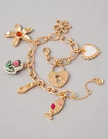 AEO Hearts & Stars Charm Bracelet