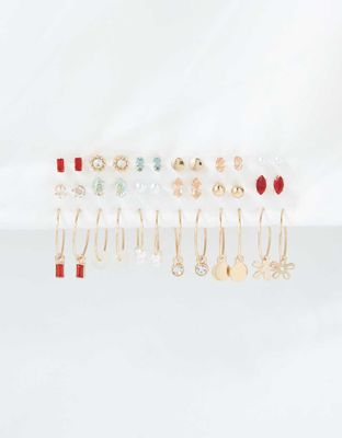 AEO Flashes of Red Earring 18-Pack