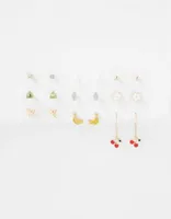 AEO Fruit Hoop + Stud Earring 18-Pack
