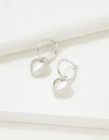 AEO Silver Heart Earrings