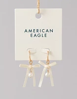 AEO Bow Hoop Earrings