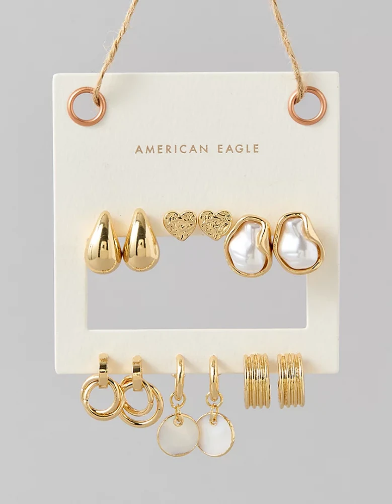 AEO Sculpted Earring 6-Pack