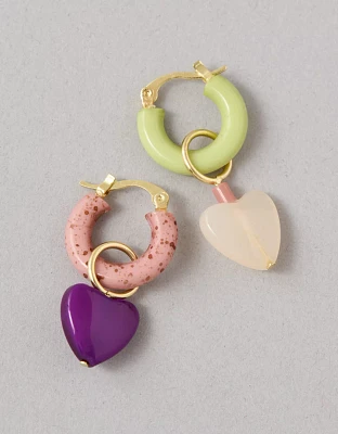 Boucles d’oreilles cœur Fierté AEO