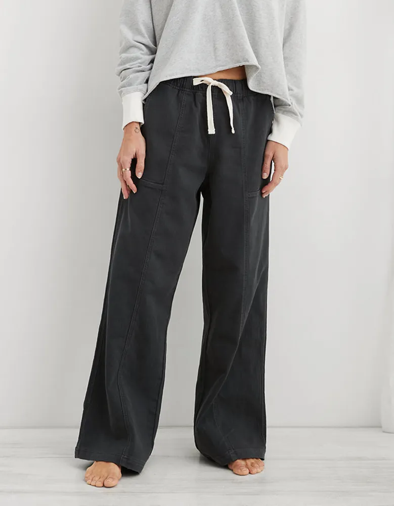 Aerie Me-Day Tie Waist Pant