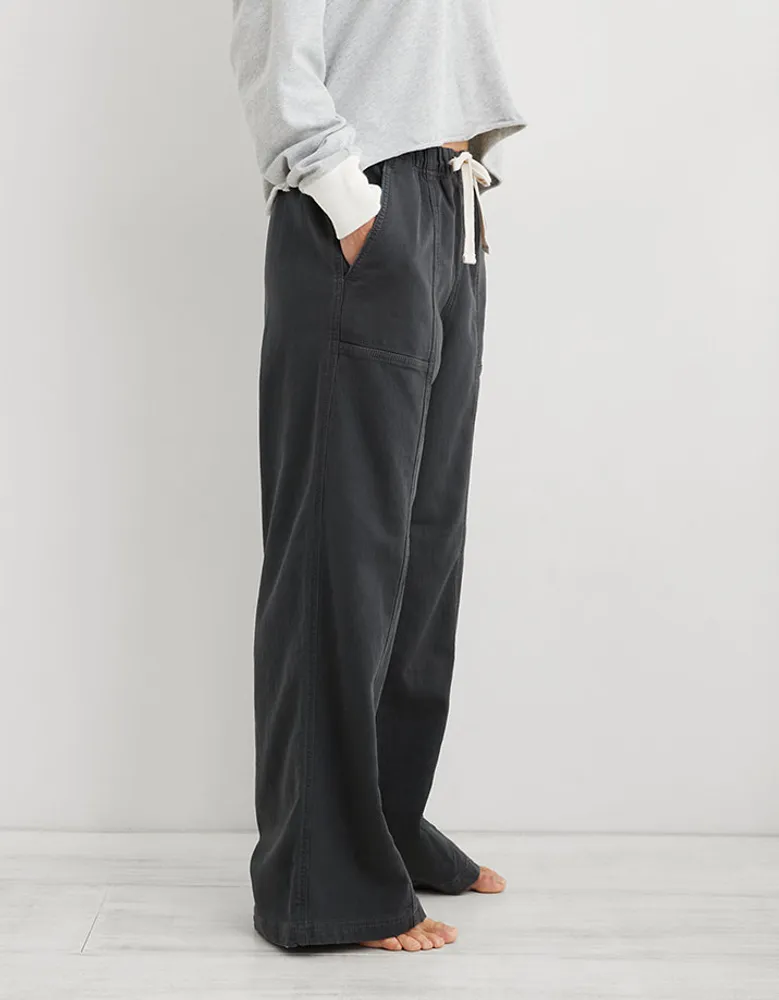 Aerie Me-Day Tie Waist Pant