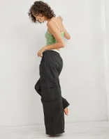 Aerie High Waisted Go-For-It Baggy Cargo Pant