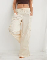 Aerie High Waisted Go-For-It Baggy Cargo Pant