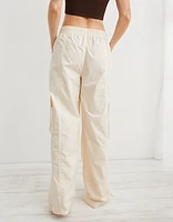 Aerie High Waisted Go-For-It Baggy Cargo Pant