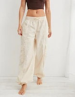 Aerie High Waisted Go-For-It Baggy Cargo Pant