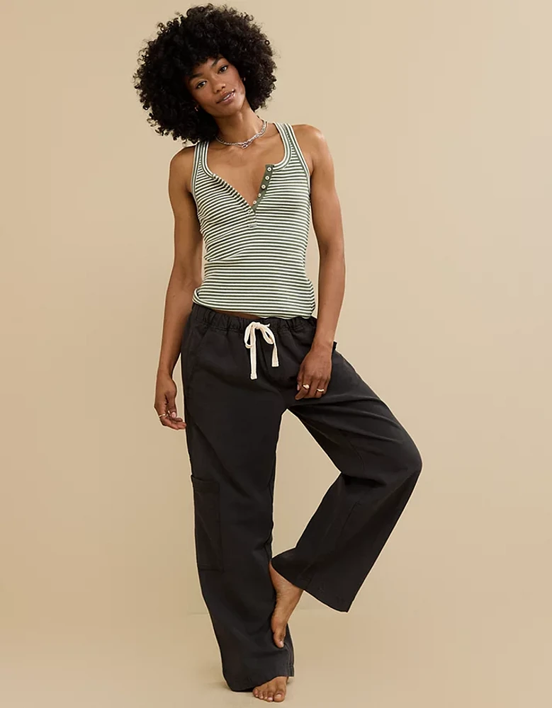 Aerie Low & Slouchy Trouser