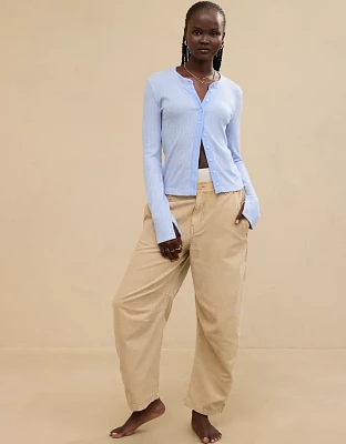Aerie Barrel Leg Pant