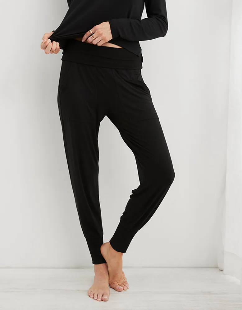 Aerie Real Soft® Foldover Jogger