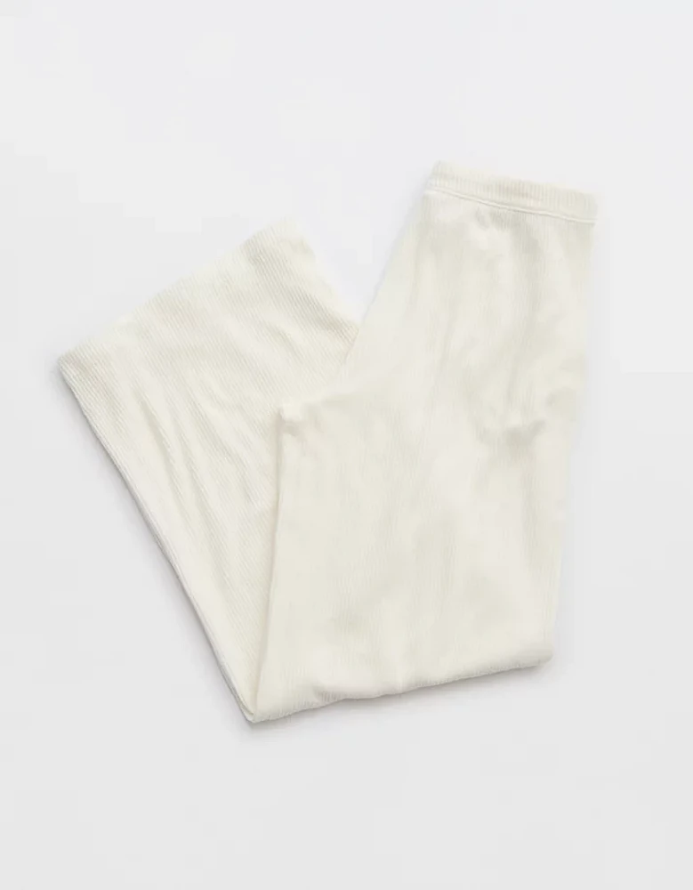 Aerie Off-Duty Cozy Knit Ribbed Trouser PJ