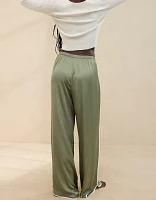 Aerie Off-Duty Satin Piping Trouser PJ