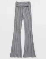 Aerie Let's Bounce Foldover Bootcut PJ Pant