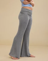 Aerie Let's Bounce Foldover Bootcut PJ Pant