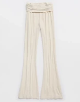 Aerie Let's Bounce Foldover Bootcut PJ Pant