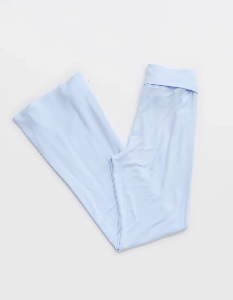 Aerie Let's Bounce Foldover Bootcut PJ Pant