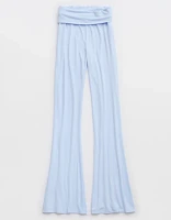 Aerie Let's Bounce Foldover Bootcut PJ Pant