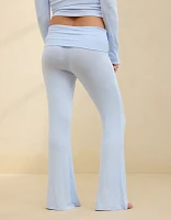 Aerie Let's Bounce Foldover Bootcut PJ Pant