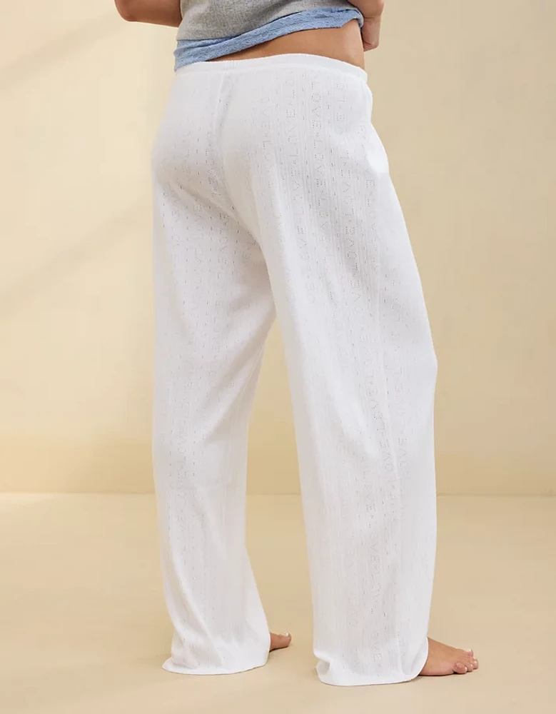 Aerie Off-Duty Pointelle Trouser PJ