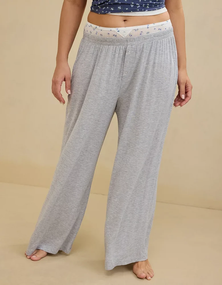 Aerie Superchill Modal Rib Trouser PJ