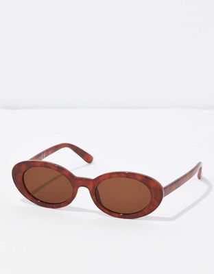 AE Tortoise Oval Sunglasses