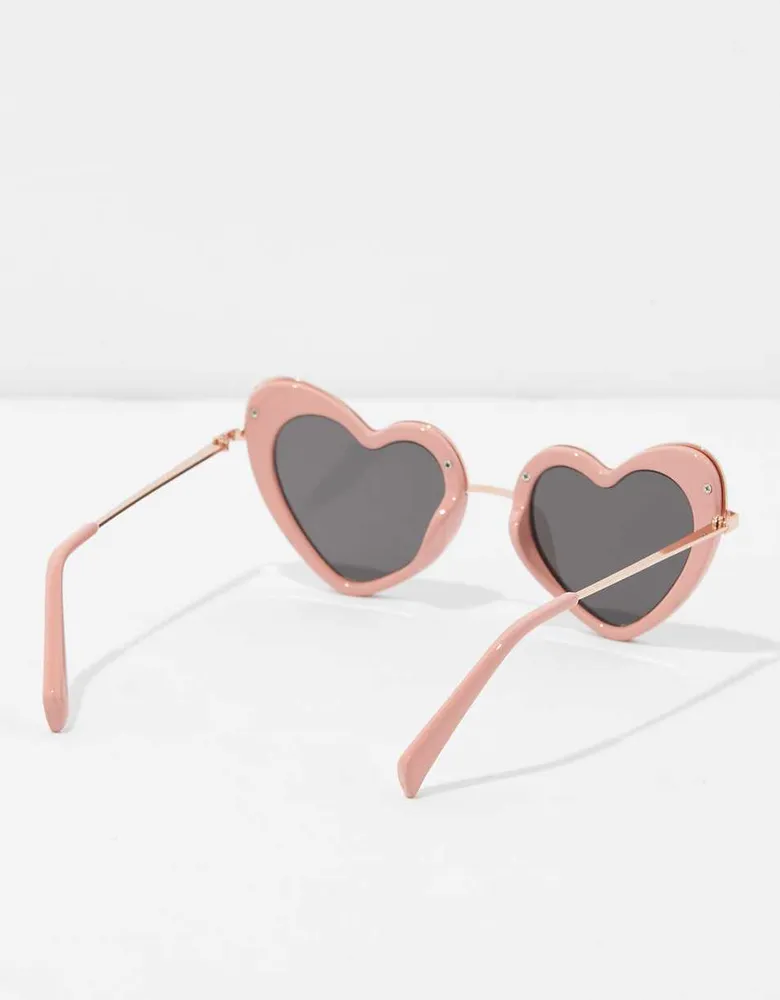 AEO Coral Heart Sunglasses