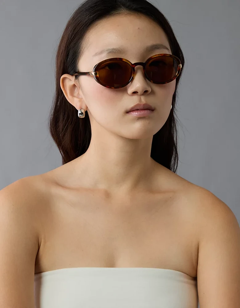 AE Round Tortoise Shell Sunglasses