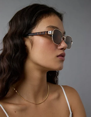 Lunettes de soleil octogonales AE