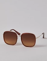 AE Oversized Metal Sunglasses