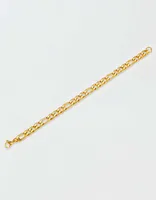 West Coast Jewelry Stainless Steel 8mm Figaro Chain Bracelet