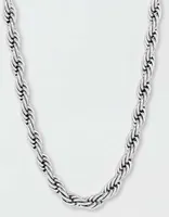 West Coast Jewelry Stainless Steel Spiga Chain Necklace