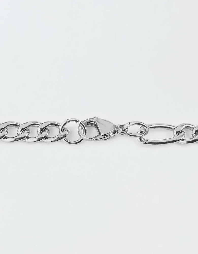 West Coast Jewelry Stainless Steel Figaro Chain Necklace