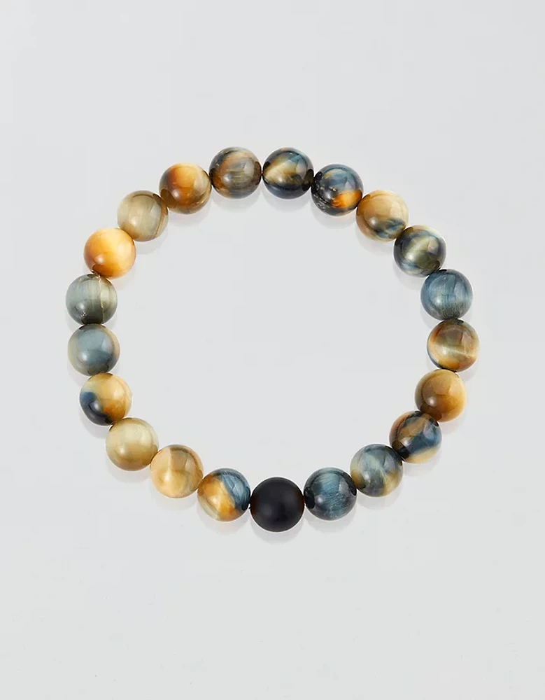 West Coast Jewelry Natural Stone Bead Stretch Bracelet