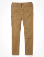 Pantalon kaki déjà porté à coupe droite athlétique Flex AE