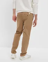 Pantalon kaki déjà porté à coupe droite athlétique Flex AE