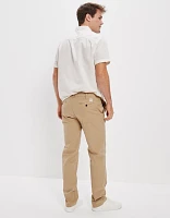 AE Flex Athletic Straight Lived-In Khaki Pant