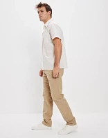 AE Flex Athletic Straight Lived-In Khaki Pant
