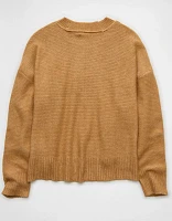 AE Slouchy Cropped Pullover Sweater