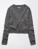 AE Whoa So Soft Shrunken V-Neck Sweater