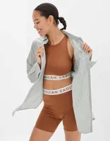 AE Oversized Oxford Button-Up Shirt