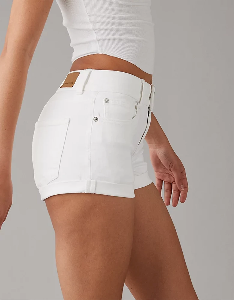 Short en rondeur court à taille haute denim Next Level AE