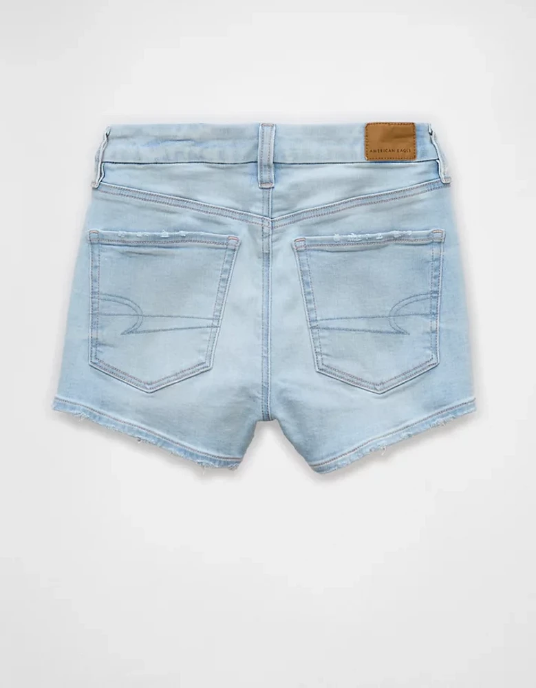 AE Next Level Curvy High-Waisted Denim Short